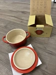 Creuset Petite Casserole Mini Round Cocotte Red Cerise. Fixed Price $19.98.