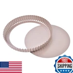Bakeley 10" Round Tart/quiche Pan, Removable Bottom, Non-stick Carbon Steel. Fixed Price $27.52.