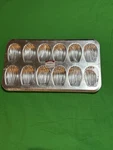 12-COUNT Tinned Steel Madeleine Sheet Pan By Gobel. Fixed Price $30.00.