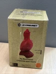 Le Creuset (japan Color) 3 1/2" Pie Bird Baking Funnel - Volcanic Flame Orange. Fixed Price $35.00.