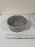Fat Daddio's PCC-73 Proseries 7" X 3" Round Aluminum Removable Bottom Cake Pan. Fixed Price $10.00.