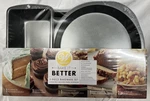 Steel Non-stick Bakeware Set, Wilton It Better Nesting 5-PIECE, Gray. Fixed Price $16.58.