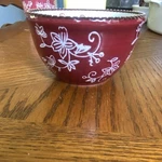Temp-tations Floral Lace Red White Ceramic Cereal Bowl 10 Oz Dishwasher Safe. Fixed Price $15.57.