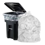 Apq Outdoor Trash Bags Large 38 X 60, Pack Of 200 Clear Can Liners, Thi.... Fixed Price $161.71.