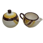 Kilns California Vernonware Organdie Cream & Sugar Set Plaid Usa. Fixed Price $16.63.