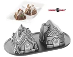 Nordicware Holiday Gingerbread House Duet Bundt Cakes Pan Village Cottages *new. Fixed Price $31.49.