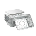 25PACK Disposable Aluminum Foil Pans With Lids, Heavy Duty Bread Tins 2.25LB .... Fixed Price $23.03.