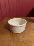 Hall Ramekin Swirl Design 498 White Custard Cups. Fixed Price $15.00.