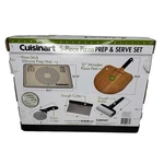 Cuisinart 5-PIECE Pizza Prep & Serve Set 100% Silicone Non-stick Mat. Fixed Price $29.99.