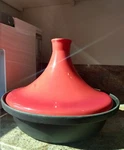 Bruntmor Cast Iron Moroccan Tagine Pot Kitchen Cookware Serveware 4 Quart. Fixed Price $90.00.