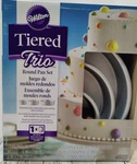 Wilton Performance 3-PIECE Wedding Cake Set New Box 4", 6", 8". Fixed Price $15.99.