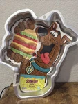 Wilton Scooby Doo Cake Pan 2105-3227 Baking Mold Eating Sandwich Dog. Fixed Price $17.99.