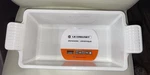 Creuset 1.5 Qt White Heritage Loaf Pan Handles Brand New With Box. Fixed Price $59.98.