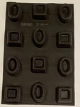 Demarle Flexipan Square Oval Nonstick Baking Mold Cake France 12 Wells A51. Fixed Price $24.99.