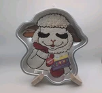 1993 Vintage Wilton Lamb Chop Party Baking Cake Pan, Shari Lewis #2105-8468. Fixed Price $14.36.