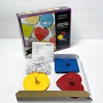 Chicago Metallic Cookie Notes Cutters Set Of 3 Circle, Heart And Square. Fixed Price $26.99.