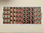 Manama Dependency Of Ajman Religious Art 1972 Huge Stamp Sheet Folded Ref R50422. Fixed Price $23.52.
