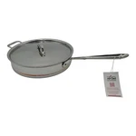 All Clad Copper Core 5-PLY Bonded Cookware Saute Pan With Lid Quart. Fixed Price $259.99.