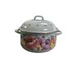 The Pioneer Woman Sweet Romance 6.4-QUART Enamel Steel Dutch Oven With Lid. Fixed Price $39.99.