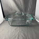 Pyrex Easy Grab Clear Glass Oblong Baking Casserole Dish 2QT C024 Lid C624. Fixed Price $28.97.
