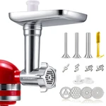 Kitoart Stainless Steel Meat Grinder Attachments For Kitchenaid Mixers. Fixed Price $134.45.