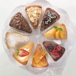8-TRIANGLE Round Silicone Cake Pan Tins Muffin Pizza Mould K9 Pastry Baking U5A2. Fixed Price $17.78.