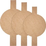 Precut Circle Cake Pan Liners Round Parchment Brown 120 Pcs Non-stick Tabs. Fixed Price $20.13.
