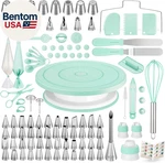 158PCS Cake Decorating Kit, Baking Supplies Tools - Includes Stand Turntabl. Fixed Price $39.55.