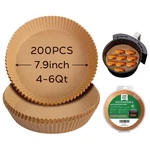 Siudangka Air Fryer Liners - Disposable Pcs, 7.9'' Round. Fixed Price $26.31.