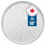 Norjac Pizza With Holes, 10 Inch 2 Pack, Aluminum Pans For Oven, Round, Rust. Fixed Price $30.94.