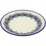Polish Pottery Dinner Plate 10 -inch Ceramika Artystyczna Wreath. Fixed Price $86.99.