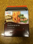 New Nib Range Kleen BW5 Non-stick Petite 3-PIECE Bakeware Set. Fixed Price $19.99.