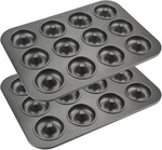 Pack 12-CAVITY Non-stick Donut Pan, Carbon Steel Baking For Muffin,. Fixed Price $30.40.