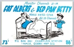 Fat Albert Bed Pan Betty Cb Radio Qsl Postcard Lasalle Quebec Canada C281. Fixed Price $8.96.