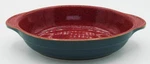 Denby Stoneware England Harlequin Green Red Oval Augratin Casserole Baking Dish. Fixed Price $24.00.