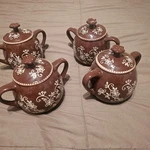 Temptations By Tara Floral Lace 16 Oz. PPP-SQ-942308 Qty (4) Brown And White. Fixed Price $45.00.