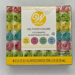 Wilton Gel Food Colors 4 Bottles 0.3 Fl Oz Yellow Red Green Blue Cakes Cookies. Fixed Price $11.49.
