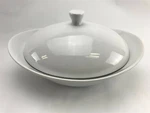 Food Network Oval Covered Handled Vegetable Dish Ovenware Serveware White. Fixed Price $49.95.