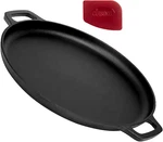 Pre-seasoned Cast Iron Pizza And Baking Pan (13.5 Inch) Natural Finish, Enhanced. Fixed Price $53.99.