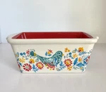 Pioneer Woman Mazie Blue Bird Mini Stoneware Loaf Pan Baking Country Kitchen. Fixed Price $12.50.