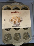 Nordicware Holiday Mini Muffin Pan Bundt Four Patterns Brand New W/o Tags. Fixed Price $15.00.