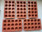 Set Gastroflex Silicone 15 Mini Muffin Tart Molds - Gently Used. Fixed Price $19.95.