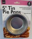 Handy Helpers 4CT Of 5" Mini Pan Tins Make Pot Pies + Dishwasher Safe. Fixed Price $8.88.