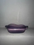 Creuset - Cassis Eggplant Cassarole Mini Cocotte 380ML Brand New Box. Fixed Price $72.79.