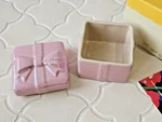 Creuset Mini Ramekin With Lid Sugar Pink Stoneware Gift Excellent Boxed. Fixed Price $68.00.