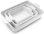 Krokori Casserole Dishes For Oven, Ceramic Baking 11.6 X 7.8 Inches, White. Fixed Price $64.48.