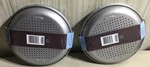 Cuisinart Mini Pizza Pans Of 4 Perforated Non-stick 7 Round Lot New 8 Sets. Fixed Price $14.99.