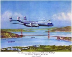Pan America - Round The World Flight Lockheed Constellation 1947 Poster. Fixed Price $10.99.