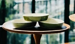 Vintage Hall 571 Oval Boston Baker Serving Dish Forest Green Set Of 3. Fixed Price $17.50.
