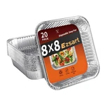 8X8 Aluminum - 20 Pack Disposable Foil Pans, Heavy Duty Square .... Fixed Price $20.86.